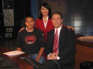 My Mentor Gina Silva and Rob after Anchoring the news.. 3 years ago on mother's Day